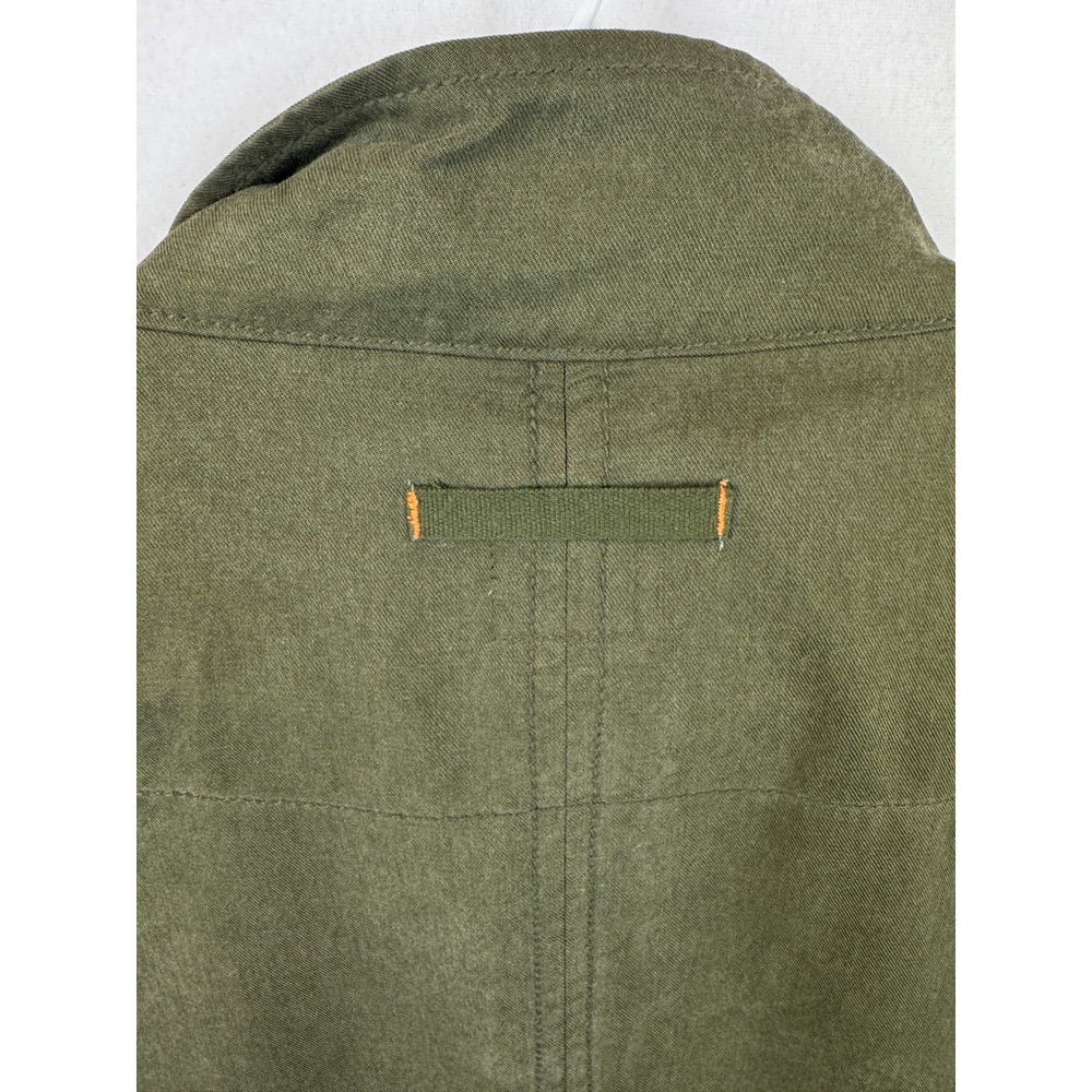 JCP Utility Jacket Womens Small Olive Green Military Field Coat Grunge Punk - Picture 8 of 13